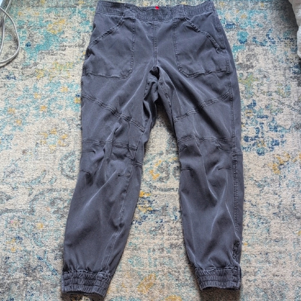 Spanx Navy Cargo Skinny Smoothing Pants